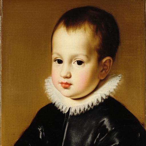 1 retrato digital al estilo de Diego Velázquez