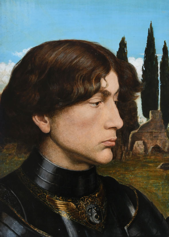 Cavallero con armadura - Edward Burne-Jones