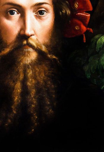 detalle retrato Parmigianino