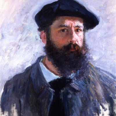 retrato Claude Monet
